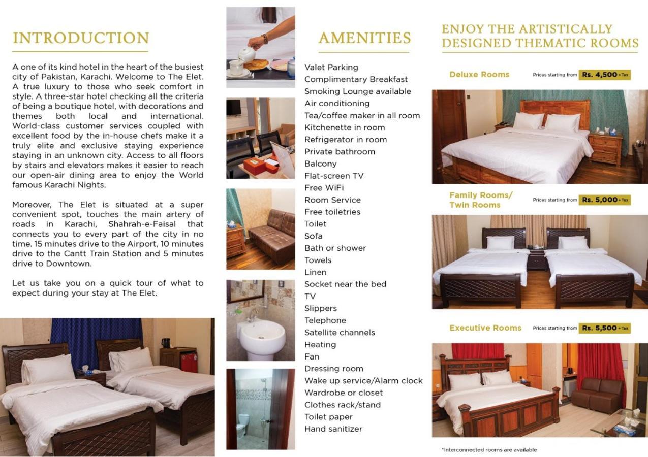 Elet Business Hotel 카라치 외부 사진